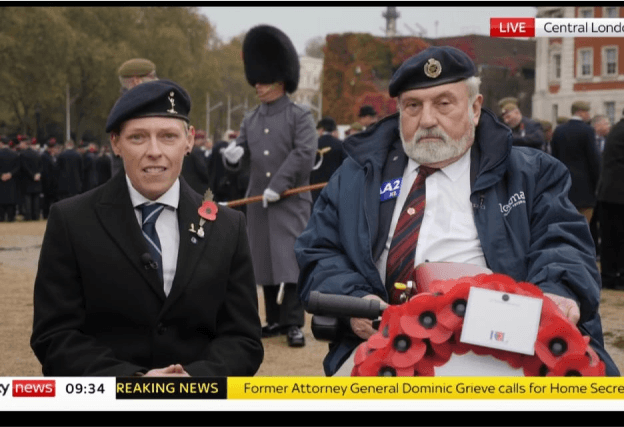 Lexi on rememberance day